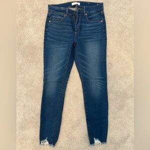 LOFT Dark Blue Skinny Jeans